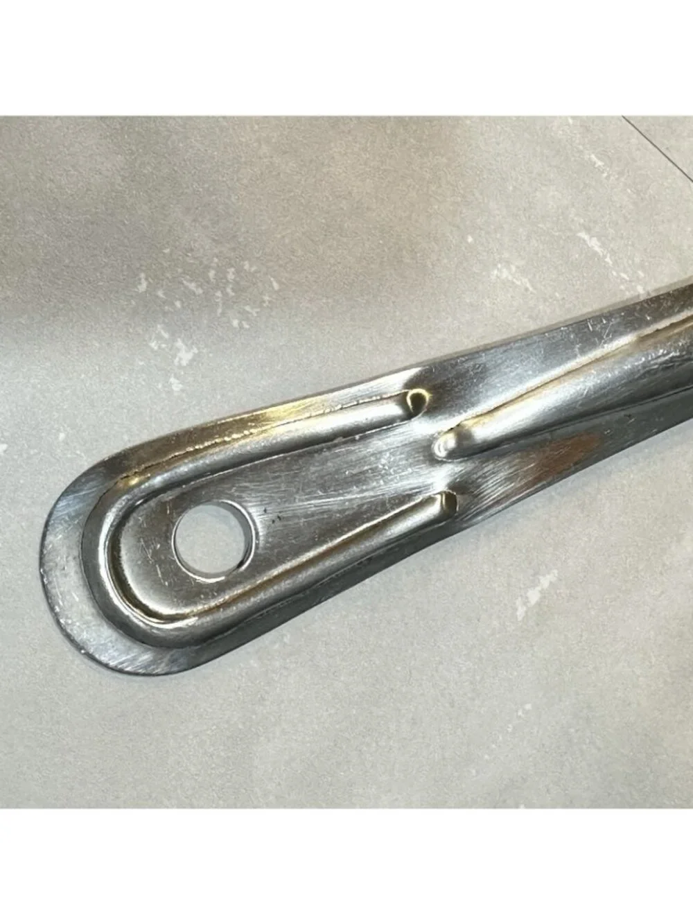 Vintage Stainless Steel Skimmer Spoon 13.5